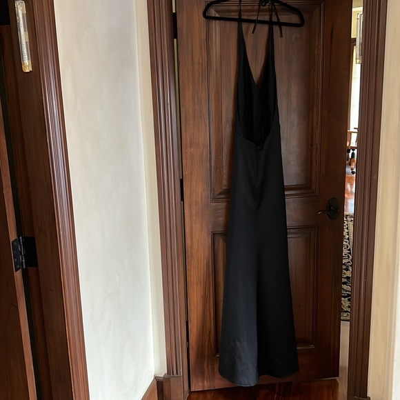 A. B. S Evening: Black halter, open back gown. - Picture 3 of 3